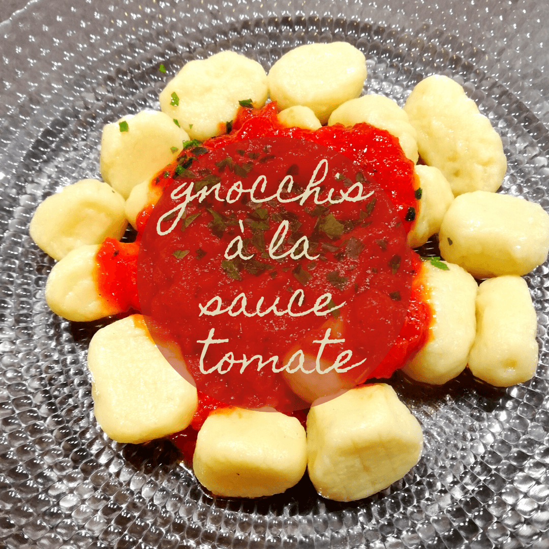 Gnocchis pomme de terre sauce tomate